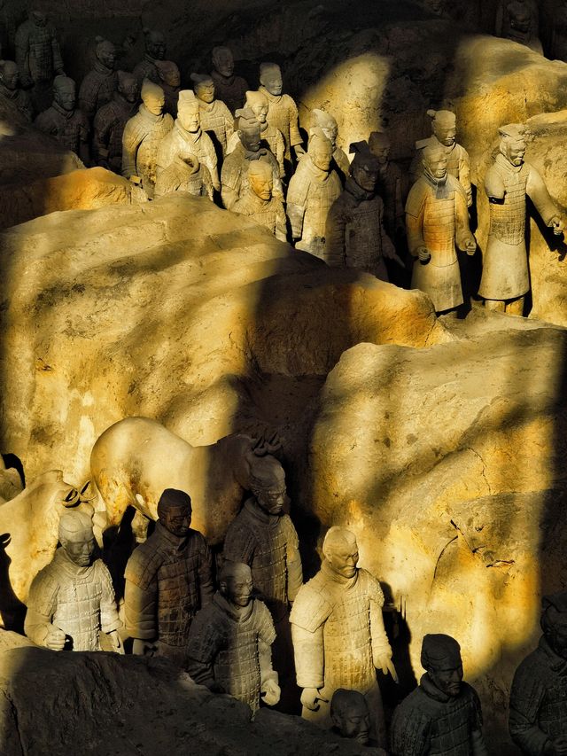 冬天一大早來西安,會看見復活的兵馬俑 冬天一大早來西安,會看見復活的兵馬俑