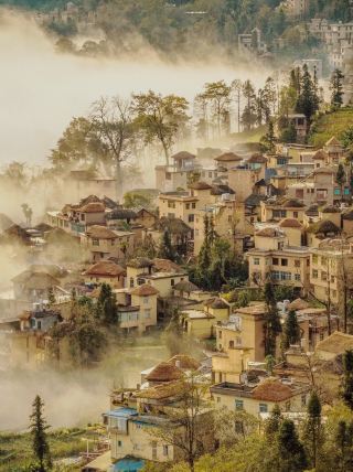 雲南の秘宝のような秘境を発見！紅河の天空の城、雲海＋サマバ棚田