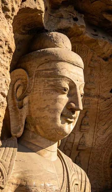 硯　大同雲岡石窟　北魏の仏像文　新品未使用 大同雲岡石窟｜大仏を見たその瞬間、本当に北魏の美学に感動しました
