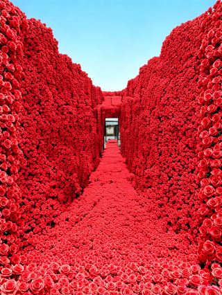 OMG, this Rose Valley in Jiangsu with 100,000 roses is absolutely stunning!