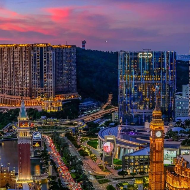 Night views Cotai strip macau