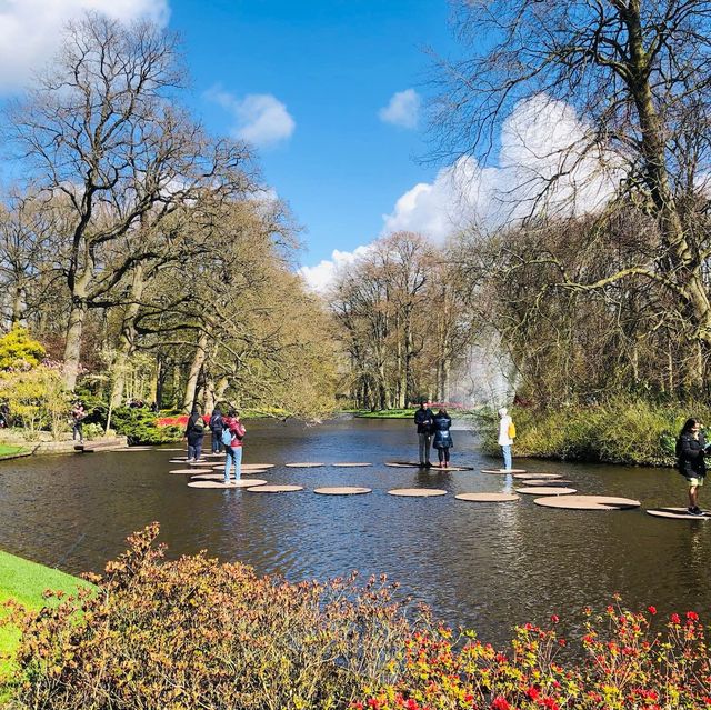 荷蘭🇳🇱利瑟· 藝術雕像美侖美奐⛲️Keukenhof庫肯霍夫花園