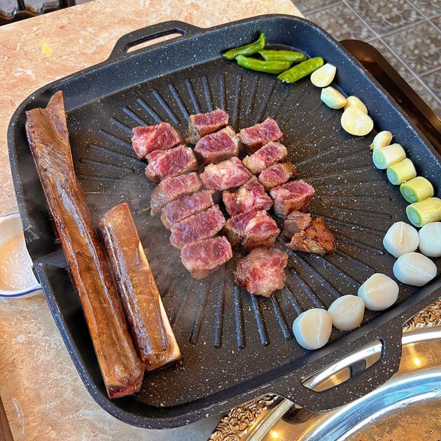 분위기 좋은 울산 오션뷰 짚불구이 우대갈비 #육향 