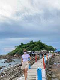 ✨️จุดชมวิวเจดีย์กลางน้ำ บ้านหัวแหลม🏝