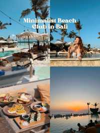 Best Minimalist Beach Club in Bali! 