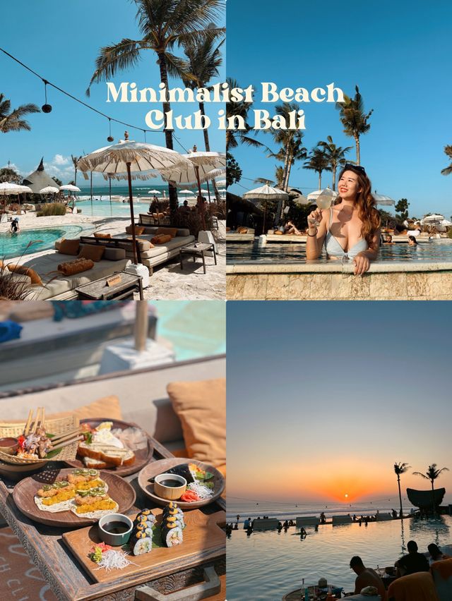 Best Minimalist Beach Club in Bali! 