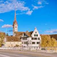 strolling around Stein am Rhein in Autumn 