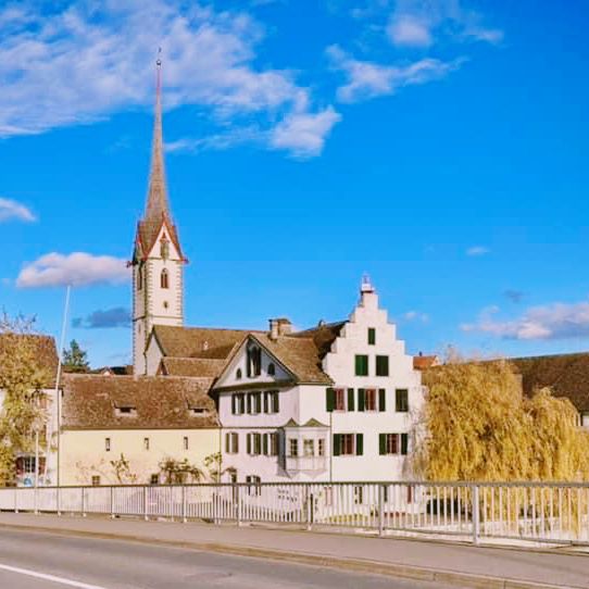 strolling around Stein am Rhein in Autumn 