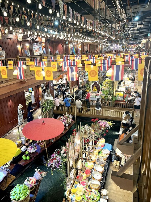 泰國之旅｜曼谷大型室內水上市場