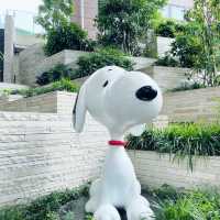 植栽とスヌーピーがいっぱい【グランベリーパーク】
