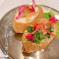 【京都・祇園】見た目も美しいクジョルパンランチ
