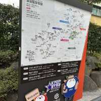 光州の市内にあるK-popスターロード！？