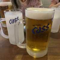 【韓国釜山・西面】最後まで涼しい氷点下ビール「Rainbow Beer 西面ロッテ店」