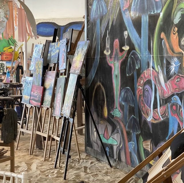 Canvas painting มาเป็นจิตรกรวันหยุดกันจ้า 