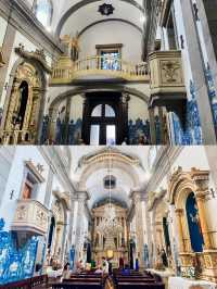 【絶景】世界遺産の街ポルトにある青と白のコントラストが美しいアルマス聖堂⛪🩵🇵🇹