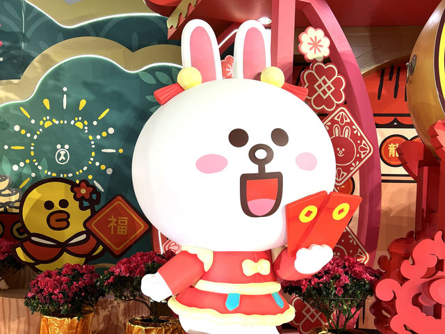 Line friend 陪大家過龍年@荷里活商場