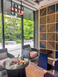 渋谷✨オシャレホテルの穴場カフェ！ハチ公ワッフル♡とお茶