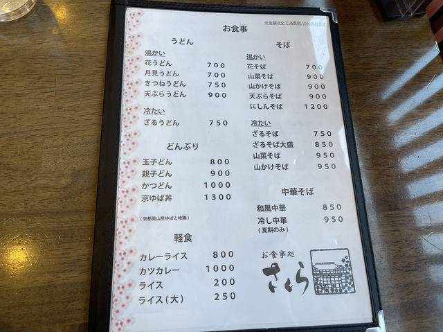 “Sakura” ร้านอาหารหน้าวัดคิโยะมิสุ, เกียวโต