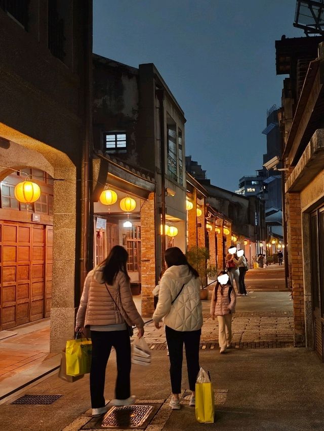 대만의 옛 풍경이 담겨있는 거리 