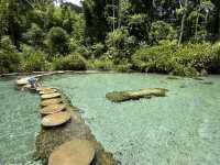 พายเรือ เล่นน้ำที่ป่าต้นน้ำบ้านราด จ.สุราษฎร์ธานี