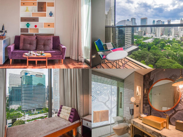 โรงแรมวิวสระว่ายน้ำสวยกรุงเทพยุคเก่าผสมยุคใหม่