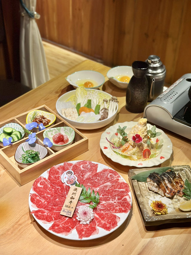 澳洲和牛M6+壽喜鍋二人餐