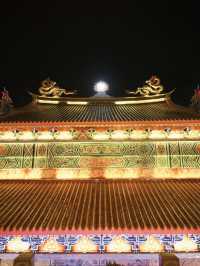 🌙 Nighttime Serenity: Exploring the Nine Emperor Gods Temple in Butterworth 🏮✨