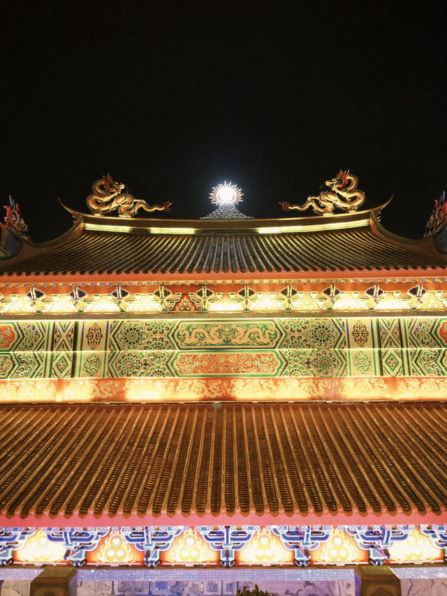 🌙 Nighttime Serenity: Exploring the Nine Emperor Gods Temple in Butterworth 🏮✨