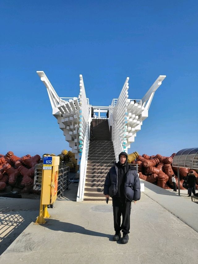 겨울바다의 매력에 반하는 강릉 사근진해변