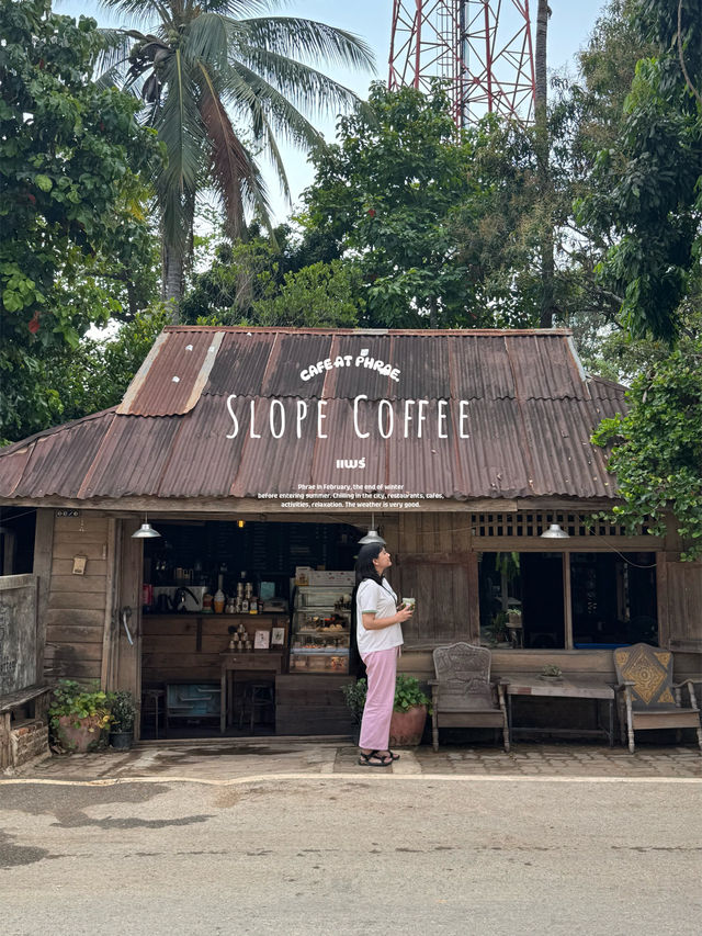 Slope Coffee จ.แพร่ 🏡🌤️🍃🚲