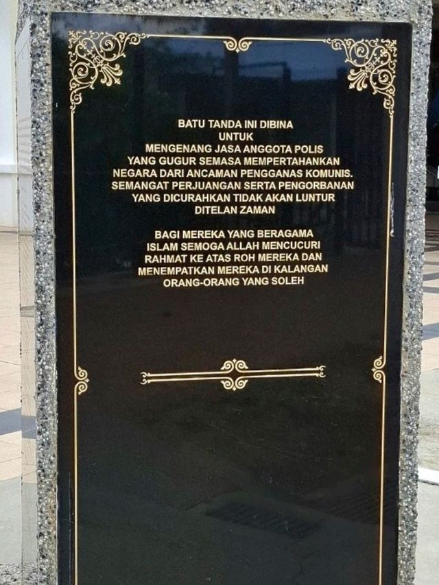 A TRIBUTE TO OUR FALLEN HEROES IN BUKIT KEPONG, JOHOR 