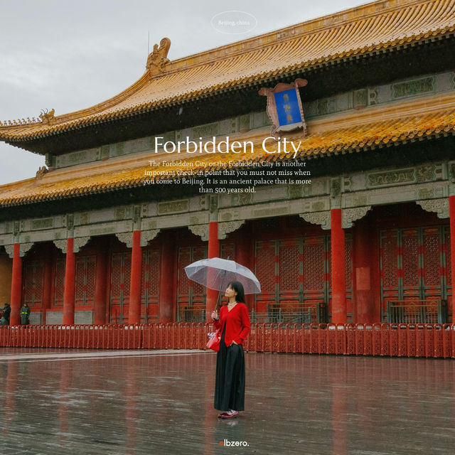 พระราชวังต้องห้ามหรือพระราชวังโบราณกู้กง 🇨🇳🏯