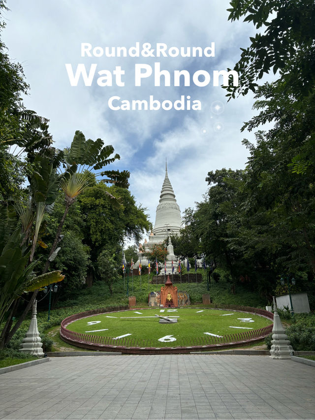 📸 ถ่ายรูป ชมวิวเมืองพนมเปญ 🪷 วัดพนม