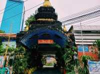 泰國曼谷市中心湄南河畔著名古跡皇家寺廟景點：Wat Pha Si，百年歷史古跡寺廟，適合打卡拍照📸冥想