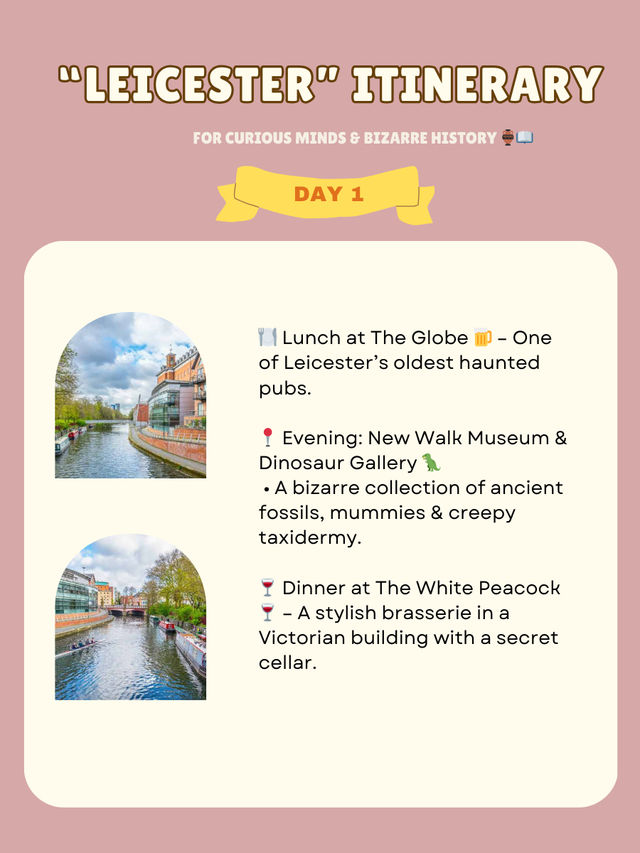 Leicester itinerary 🌷🇬🇧
