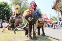 แห่ช้างบวชนาคไทยพวนบ้านหาดเสี้ยว
