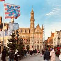 Belfry of Bruges at Dawn: A Carillon Symphony Over Sleeping Canals