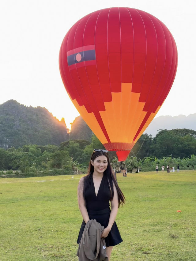 🎈 บอลลูนบินเที่ยวเหนือ Vang Vieng
