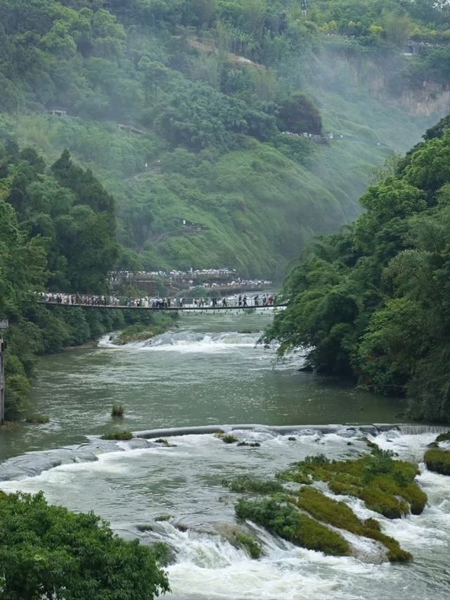 Getting Soaked at Huangguoshu Waterfall, And Loving It