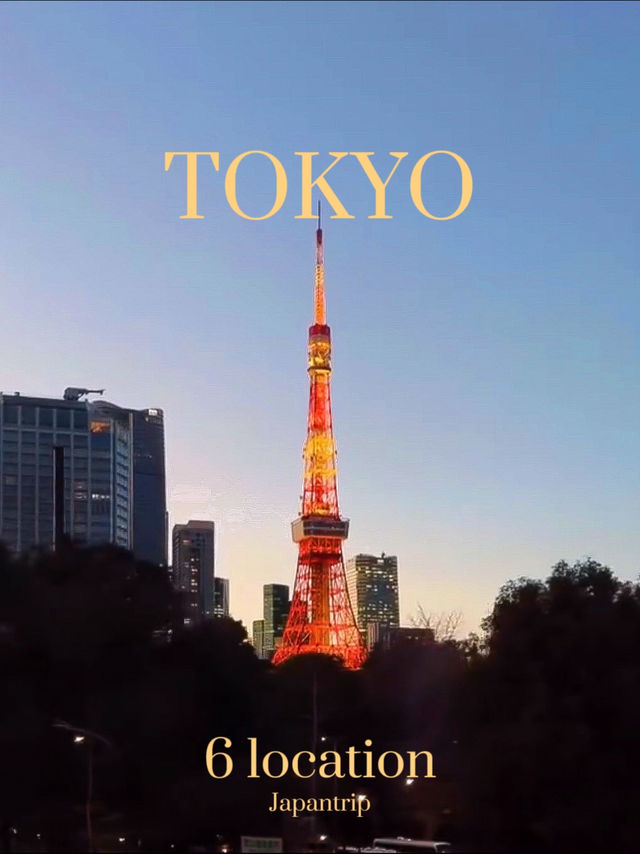 6 Location Tokyo ⛩️  6 Location Tokyo ⛩️