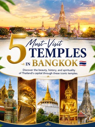 5 Must-Visit Temples in Bangkok 🇹🇭