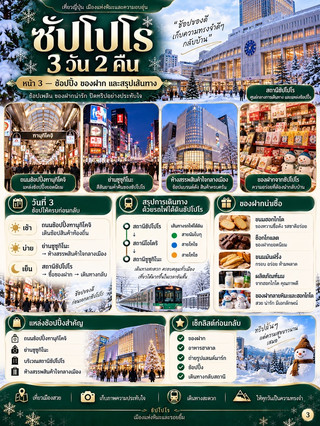 ❄️🇯🇵 札幌 3 天 2 晚 — 一次旅行即可探索這座白雪皚皚的城市！
