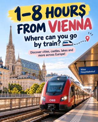 ⚡️ Easy Day Trips: Top Train Escapes from Vienna!