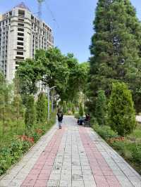 Spring Serenity at Alisher Navoi Park, Dushanbe