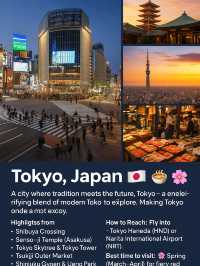Tokyo, Japan 🗼🍜🌸