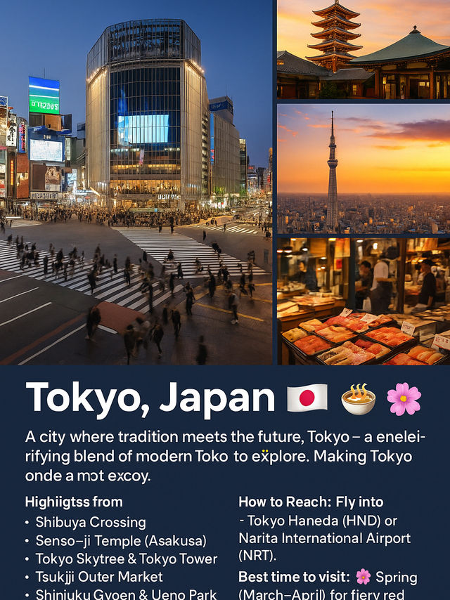 Tokyo, Japan 🗼🍜🌸