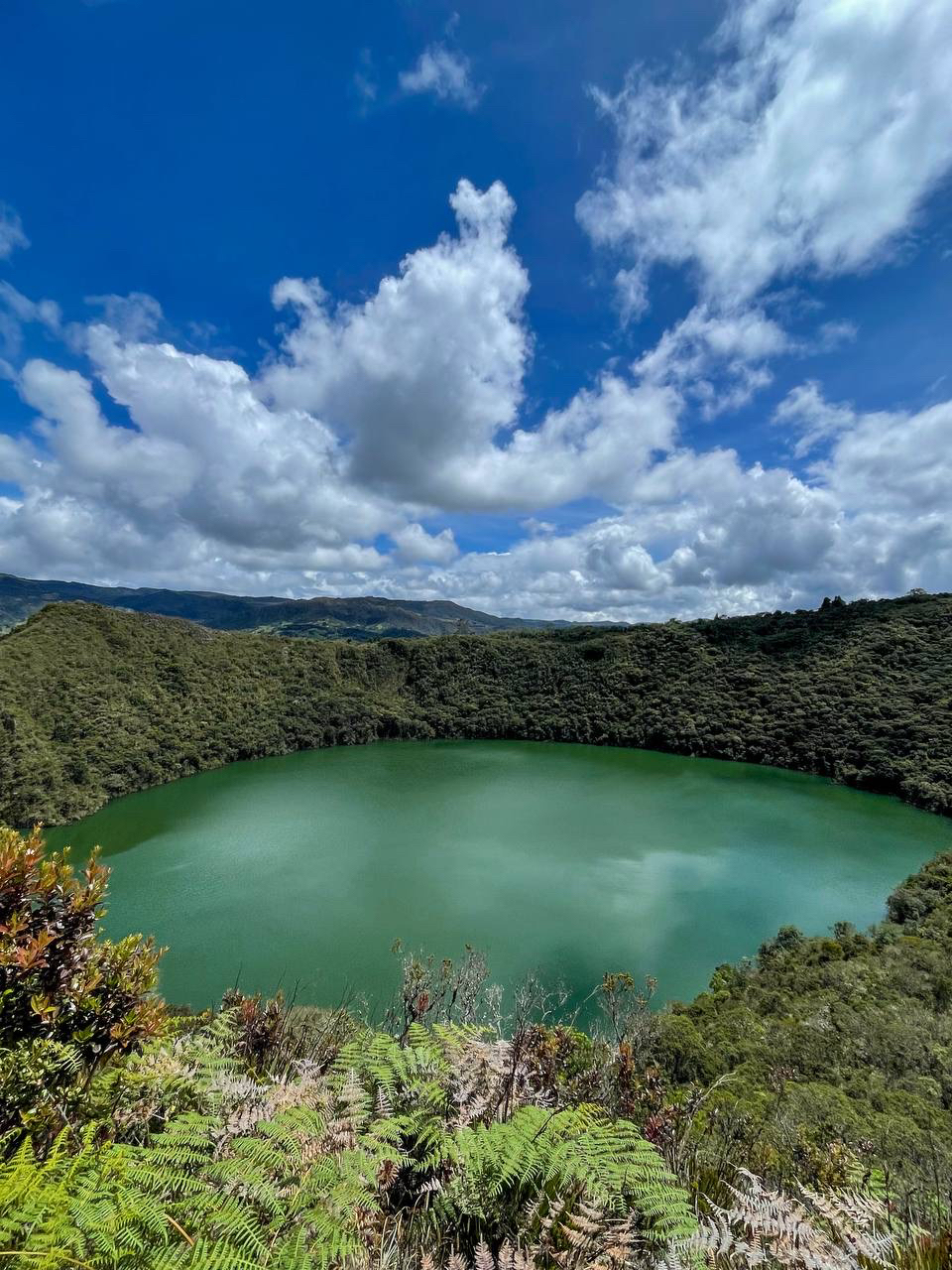 Legendary Lake Guatavita in Colombia