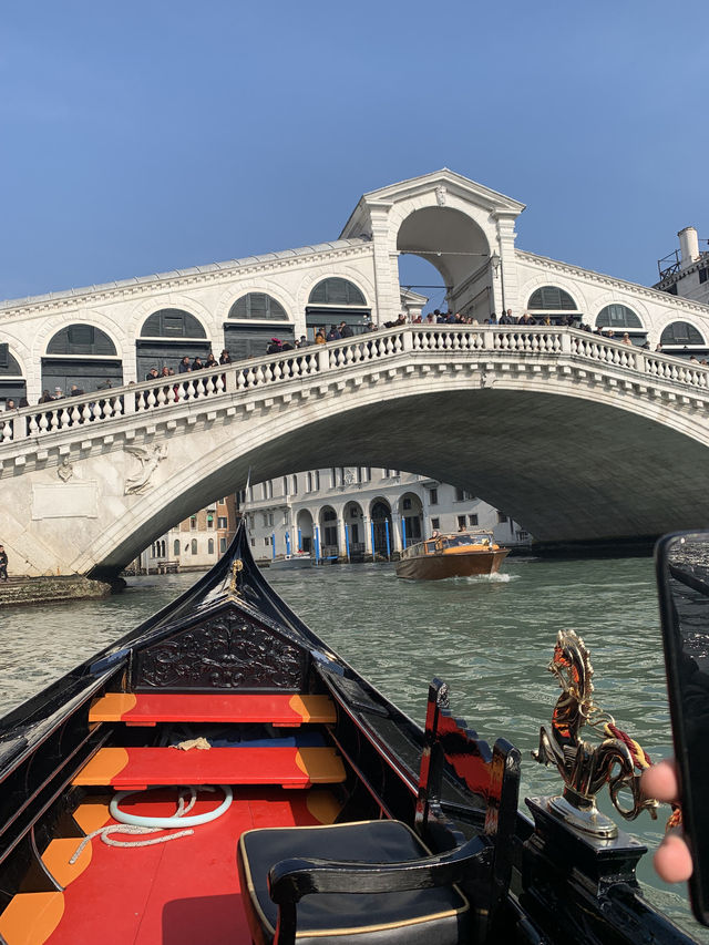 Venice Rialto Bridge and its surroundings