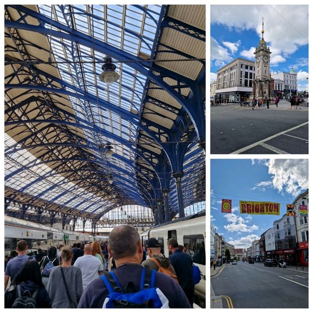 🚂 Exploring Brighton: All Aboard at Brighton Train Station! 🏞️ 
