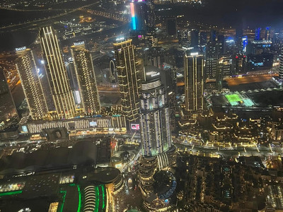 Burj Khalifa At The Top Night